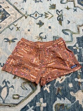Patagonia Womens Printed Barely Baggies Size Small Gorpcore Outdoors Watersport